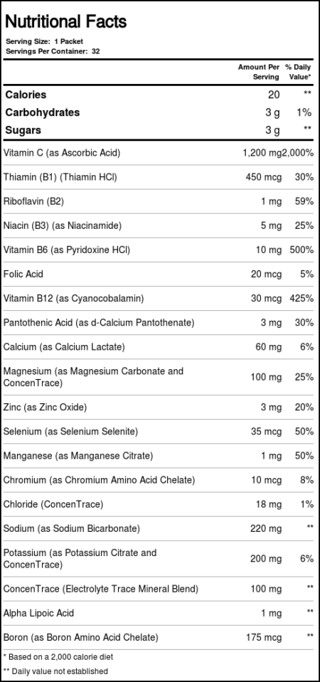 Trace Minerals Research Eletrólito Stamina Power Pak Laranja Explosão 32-8,9 g Pacotes - Image 4