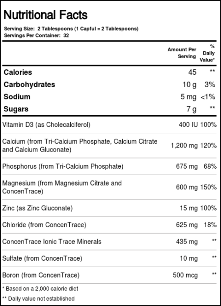 Trace Minerals Research Líquido Cal / Mag / Zinco Pina Colada 32 fl oz - Image 4