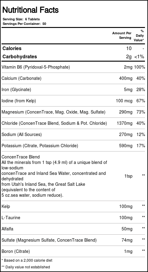 Trace Minerals Research Eletrólito Stamina 300 Tabletes - Energia e Recuperação Muscular - Imagem 5