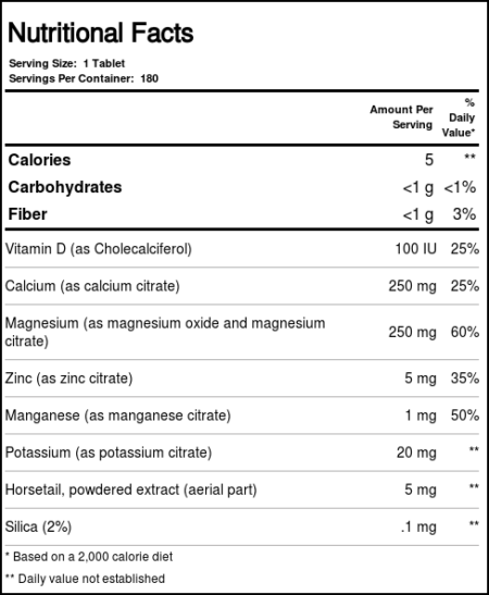 Natural Factors, Citrato de Cálcio e Magnésio com Vitamina D - 180 Tabletes - Image 4