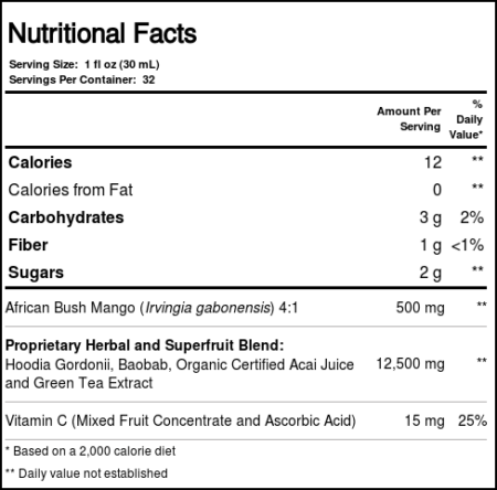 Dynamic Health Laboratories Bush africano Mango Juice Mistura 32 fl oz - Image 4