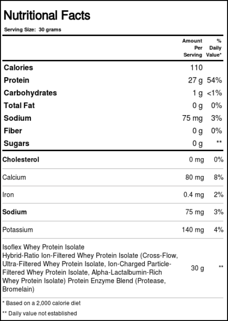 AllMax Nutrition, Isoflex® - Sabor Baunilha - 425g (15 oz) - Image 3