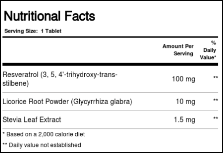 Superior Source, Resveratrol 100 mg - 60 Tabletes - Image 2