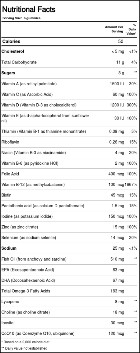 SmartyPants, Vitaminas Completas para Homens - 180 Gomas - Image 5