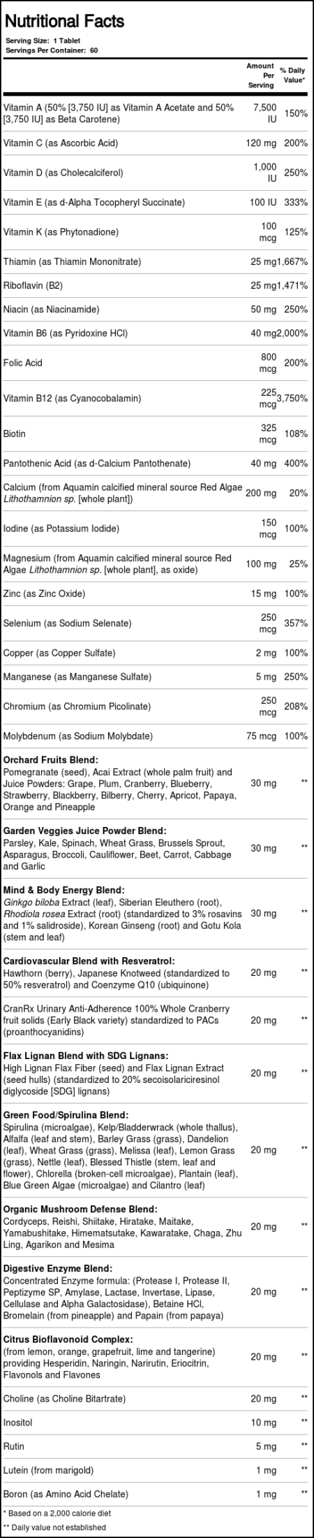 Nature's Way, Multivitamínico para Mulheres 50+ - 60 Comprimidos - Image 2