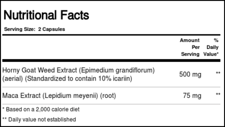 Nature's Bounty, Erva Horny Goat - 500 mg - 60 Cápsulas - Image 2