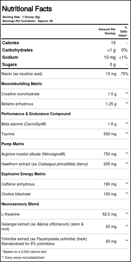 MuscleTech, VaporX5 Next Gen Pré-Treino - Mistura de Frutas - 60 porções - Image 2