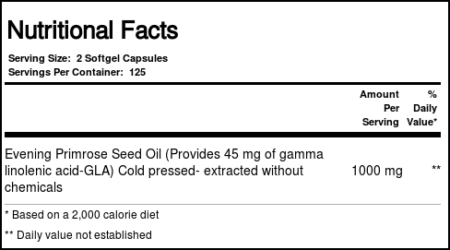 Vital Nutrients, Óleo de Prímula 500 mg - 250 Cápsulas - Image 2