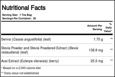 Laci Le Beau®, Super Dieter´s Tea® Detox, Chá de Açaí - 30 Saquinhos - Image 5