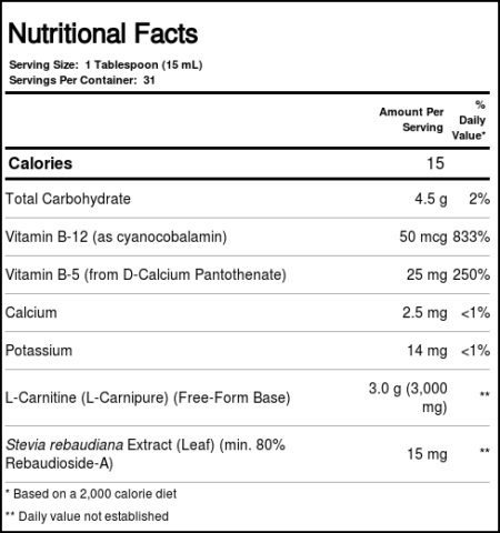 Now Foods, L-Carnitina 3000 mg - 473 ml - Image 4