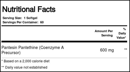 Now Foods, Ácido Pantotênico 600 mg - 60 Cápsulas - Image 4