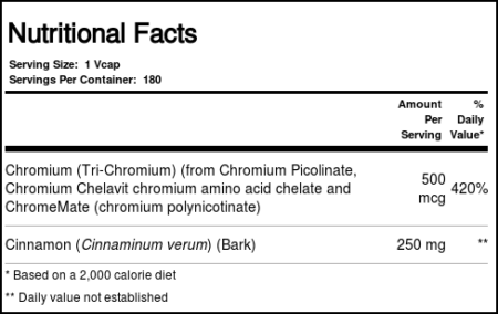 Now Foods, Tri-Cromo 500 mcg - 180 Cápsulas Vegetarianas - Image 4