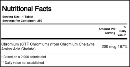 Now Foods, GTF Cromo 200 Mcg Livre de levedura - 250 Tabletes - Image 4