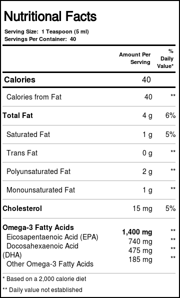 Ômega 3 Óleo de Peixe Now Foods Sabor Limão - 200 ml (7 fl oz) - Imagem 4