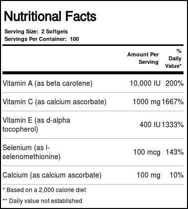 Carlson Labs ACES - 200 Cápsulas: Potencializa sua Saúde e Vitalidade - Imagem 4