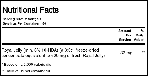 Now Foods Geléia Real 300 mg - 100 Cápsulas em Gel: Vitalidade e Bem-Estar - Imagem 4