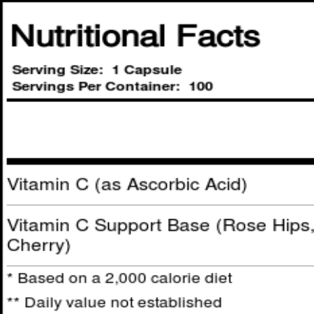 Solaray Vitamina C 500 mg - 100 Cápsulas: Imunidade e Colágeno Reforçados - Imagem 4