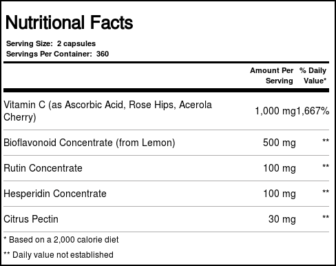 Solaray Super Bio C 360 Cápsulas: Vitamina C Pura para Imunidade e Colágeno - Imagem 4