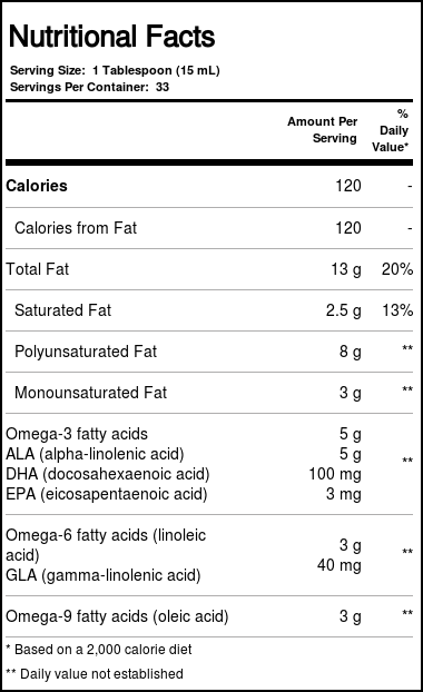 Flora Udo's Oil DHA 500ml: Puro Óleo de Linhaça e Algas para Saúde Cerebral e Corporal - Imagem 3