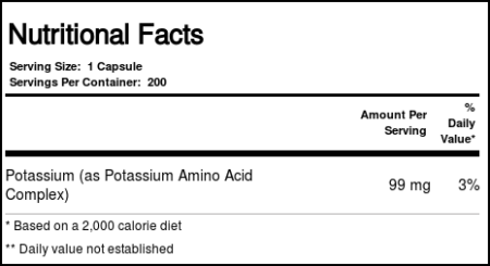 Solaray, Potássio 99 mg - 200 Cápsulas - Image 4