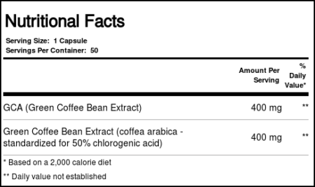 Bio Nutrition, Puro Grão de Café Verde - 50 Cápsulas - Image 4