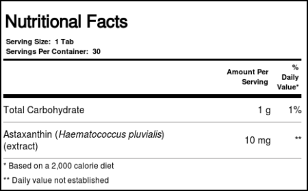 Kal, Astaxantina 10 mg - 30 Tabletes - Image 2