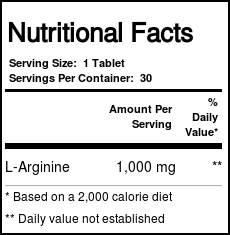 L-Arginina 1000mg Thompson - 30 Tabletes: Energia e Vitalidade para o Seu Dia - Imagem 3