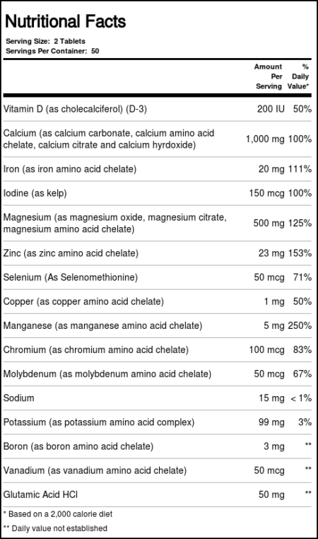 Thompson, Complexo Mineral - 100 Tabletes - Image 4