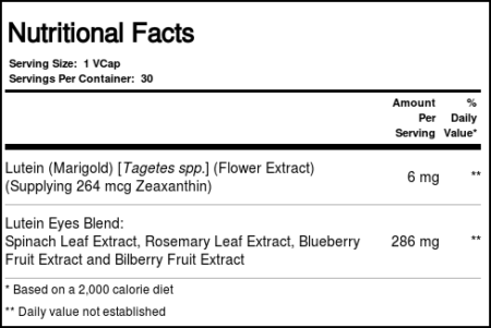 Thompson, Luteína 6 mg - 30 Cápsulas Vegetarianas - Image 4