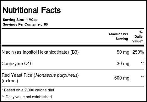 Levedura de Arroz Vermelho Thompson CoQ10 60 Cápsulas Vegetarianas - Saúde Cardiovascular e Energia - Imagem 3