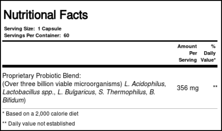 Thompson, 5 Cepas Acidophilus - 60 Cápsulas Vegetarianas - Image 4