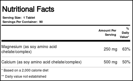 Nature's Plus, Cal / Mag 500/250 mg - 90 Tabletes - Image 4