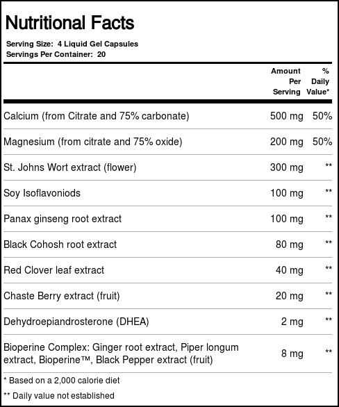 Irwin Naturals EstroPause Suporte Menopausa 80 Cápsulas Gel Líquido - Imagem 4