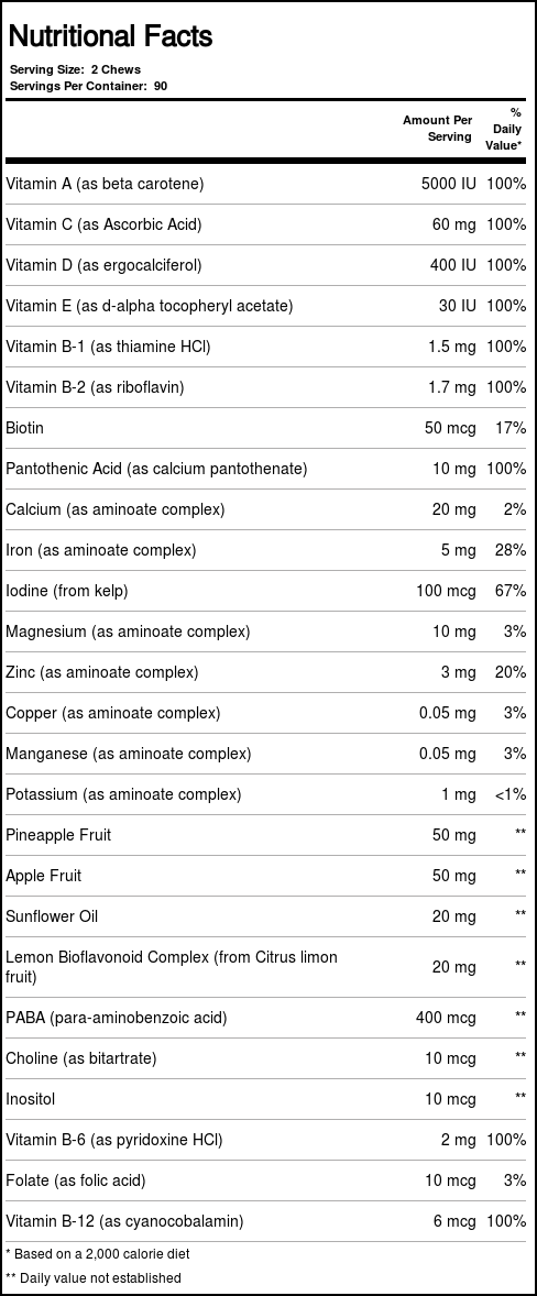 Nature's Plus Animal Parade® Multivitamínico 180 Gomas Mastigáveis - Nutrição Infantil Completa - Imagem 5