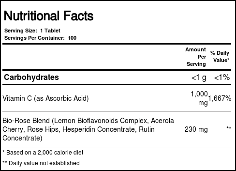 Nature's Life C-Complexo 1000 mg 100 Tabletes: Sua Dose Diária de Vitalidade - Imagem 2