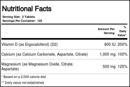 Nature's Life, Super Cal-Mag - 250 Tabletes - Image 4