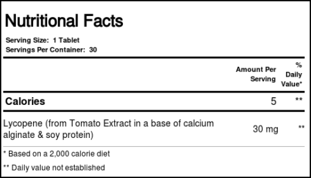 Nature's Life, Licopeno 30mg - 30 Tabletes - Image 4