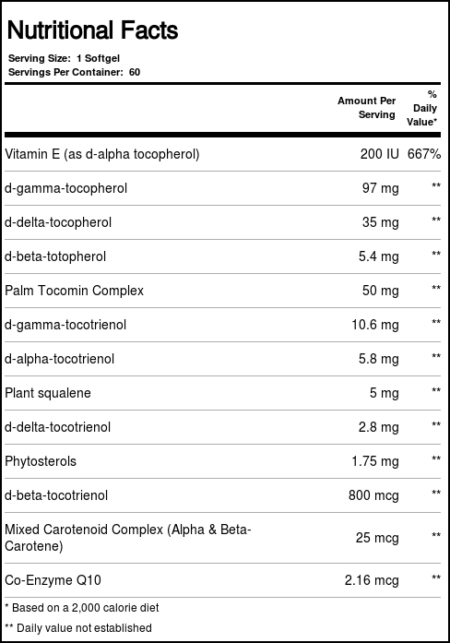 Olympian Labs, Vitamina E - Tocomin Tocotrienol - 60 Cápsulas - Image 4