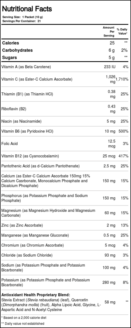 American Health, Ester-C 1000 mg - Efervescentes Sabor Lima-Limão - 21 Pacotes - Image 5