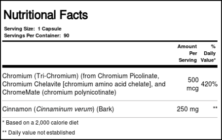 Now Foods, Tri-Cromo 500 mcg - 90 Cápsulas Vegetarianas - Image 4