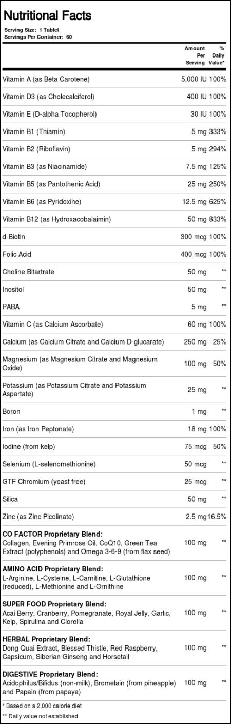 Women's Wellness Bio Nutrition 60 Tabletes - Image 4