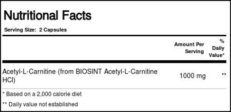 Doctor's Best, Acetil L-Carnitina - 120 Cápsulas - Image 4