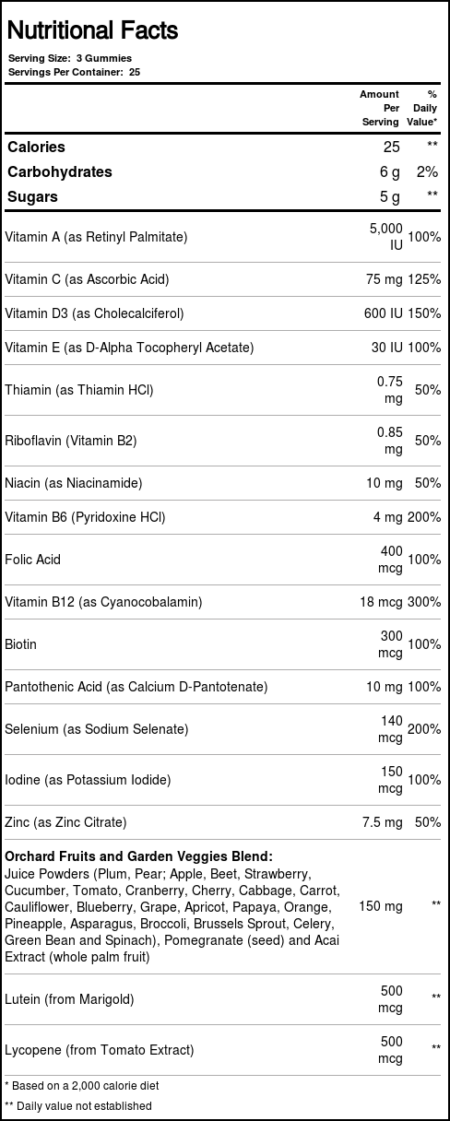 Nature's Way, Multivitamínico Multimineral para Homens 50+ Alive!® - 75 Gomas - Image 4