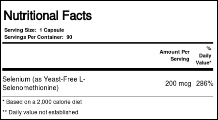 Solaray, Selênio 200 mcg - Sem leveduras - 90 Cápsulas - Image 4
