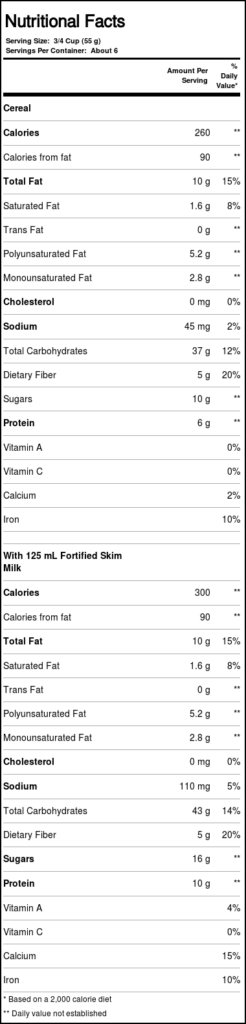 Natures Path Abóbora Linho Além disso Granola 326g Brasil - Pronta Entrega - Imagem 3