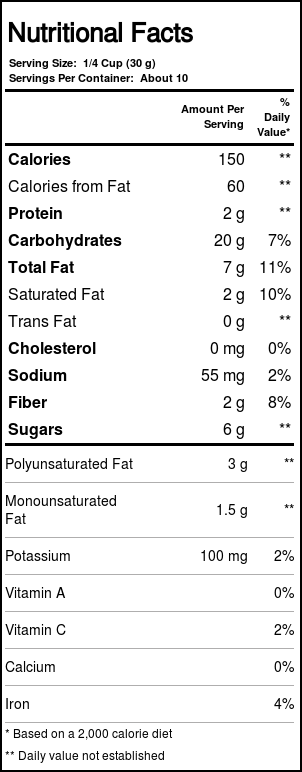 Natures Path Amor Crunch Aloha Mistura Cereal Integral 6 Pacotes de 326g (11,5 oz) - Imagem 3