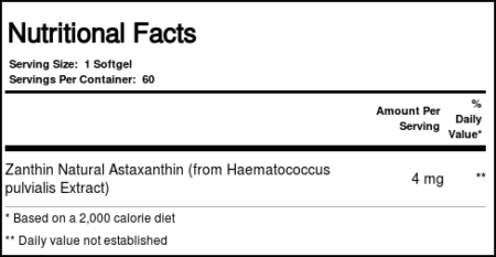 Astaxantina 4 mg Now Foods - 60 Cápsulas em Gel - Image 4