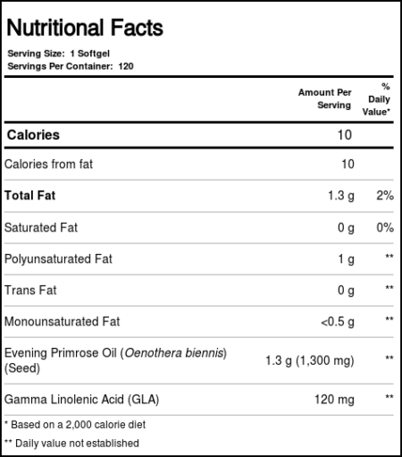 Now Foods, Super Óleo de Prímula 1300 mg - 120 Cápsulas em Gel - Image 4