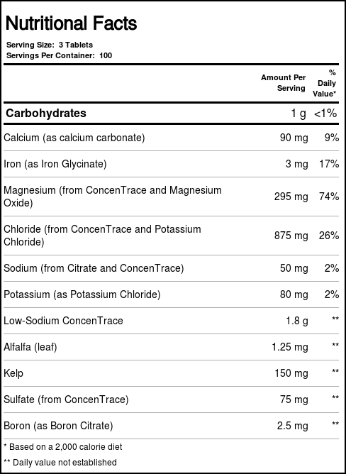Trace Minerals Research Mineral Tabletes 300 Tabletes: Sua Fonte Completa de Minerais Essenciais - Imagem 4