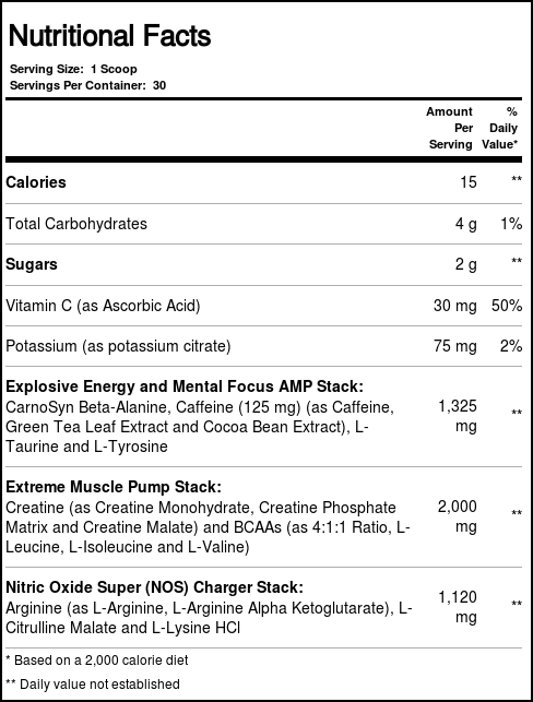 Extreme Edge Pré Treino Uva Vigorosa 300g - Energia e Foco Máximos - Imagem 3